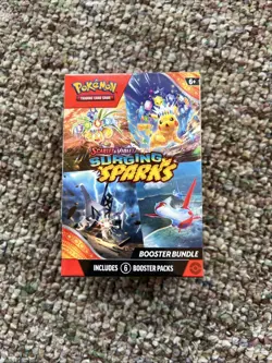 Pokemon TCG Surging Sparks Booster Bundle Factory Sealed - Image 1
