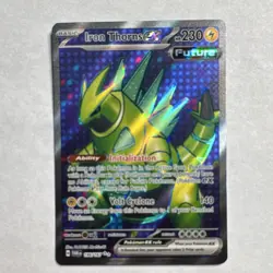 Pokemon Iron Thorns ex 196/167 Twilight Masquerade Ultra Rare Holo - Image 1