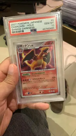 PSA 10 Charizard Holo 1st Edition Japanese Shinning Darkness DP3 Pokemon - Image 1