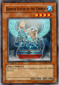 1x Yu-Gi-Oh! Barrier Statue Of The Torrent - CDIP-EN019 - Common - 1st Ed - NM - Image 1