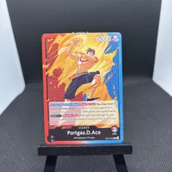 Portgas.D.Ace - One Piece TCG OP13-002 Carrying on His Will Leader NM/M - Image 1