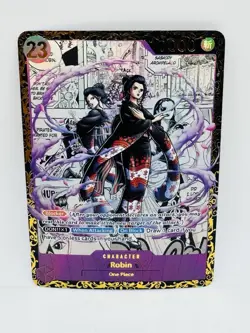 Goddess Story One Piece Robin Manga DIY Doujin Kawaii Art Holo Card - Image 1