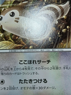 MP Furret 068/080 XY2 Wild Blaze Japanese Pokemon Card 1st Ed - Image 3