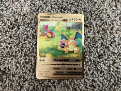 Pokemon TCG Charmander, Charmeleon, And Charzard Gold Ultra Rare Card - Image 1