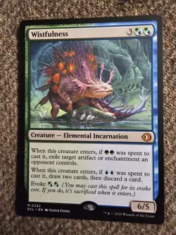 #M 0252 Wistfulness Lorwyn Eclipsed Regular Magic The Gathering MTG - Image 1