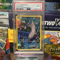 Pokemon TCG Latios XY79 XY Black Star Promo Full Art PSA 8 NM-MT Holo Rare 2016 - Image 1