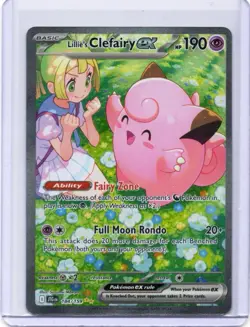 Pokemon Lillie’s Clefairy ex 184/159 SIR - Journey Together - Raw English - Image 1