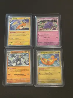 Pokemon Scarlet & Violet 151 Cosmos Holo Lot Gengar Dragonite Raichu Machomp - Image 1