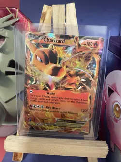 Pokemon TCG Charizard EX XY29 XY Promo Holo Basic 180 HP Fire Blast 120 English - Image 1