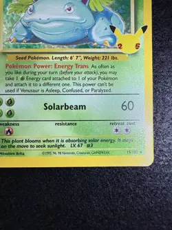 Pokemon Venusaur Holo 15/102 from Celebrations in NM condition! - Image 5