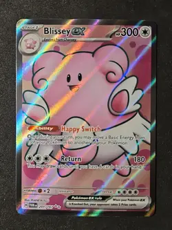 Pokemon TCG Blissey ex 201/167 Twilight Masquerade Full Art Ultra Rare Holo (1E) - Image 1