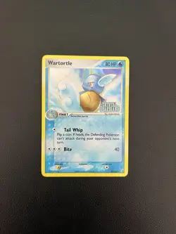 Pokemon TCG Wartortle Crystal Guardians #043/100 Holo Stamped Card - MP - Image 1