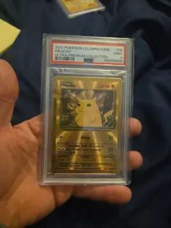 PSA 9 Pikachu - (Celebrations Metal Card) 058/102 - Image 1