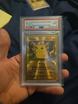 PSA 9 Pikachu - (Celebrations Metal Card) 058/102 - Image 3