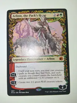 Arlinn, the Pack's Hope (Showcase) - Innistrad: Midnight Hunt MTG 0307 NM - Image 1