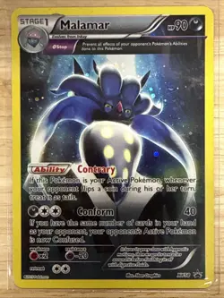2015 Pokemon MALAMAR Black Star Promo HOLO RARE Cosmos Foil XY Series Card XY58 - Image 1