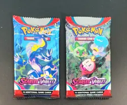 Pokemon TCG: Scarlet & Violet Base Booster Pack Sealed Lot of 2 - Image 1