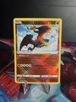 TCG Pokemon Radiant Charizard 020/159 Crown Zenith Radiant Rare Holo NM/M - Image 3