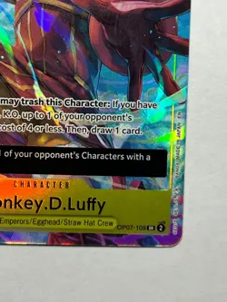 Monkey.D.Luffy (Illustration Box Vol.3) OP07-109 Promo One Piece Card Game - Image 5