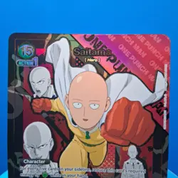 Saitama (061) (Gold) - Union Arena Promotion Card One Punch Man - Image 3