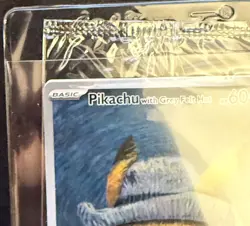 Pikachu With Grey Felt Hat 085 Promo Card Pokemon X Van Gogh - Image 3