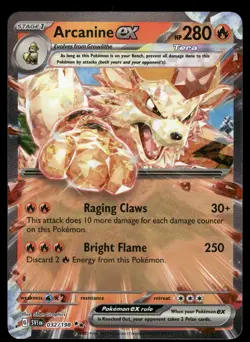 Arcanine ex SV01: Scarlet & Violet Base Set 032/198 Pokemon Card - Image 1