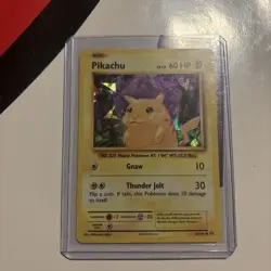 Pikachu Pokemon card, 35/108 from the XY-Evolutions set, 2016 - Image 1