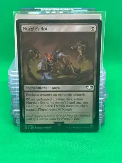 Nurgle's Rot - Warhammer 40k - Surge Foil - MTG - Damaged - Image 1