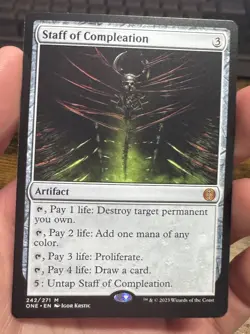 Staff of Compleation - Phyrexia: All Will Be One (242) | NM Normal | [ONE] - Image 1