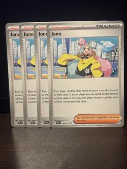 4x Iono 185/193 - Paldea Evolved - Pokemon TCG - Playset- NM - Image 1
