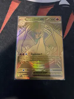 Pokemon Mega Charizard Y EX Gold Hyper Rare - Freshly opened - Image 2