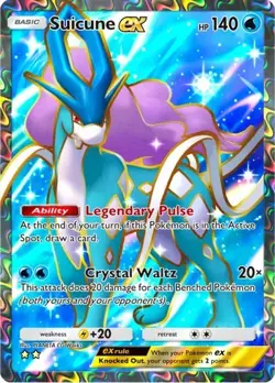 Suicune EX Full Art Pokemon TCG Pocket 2 Star (English) (Digital) - Image 1