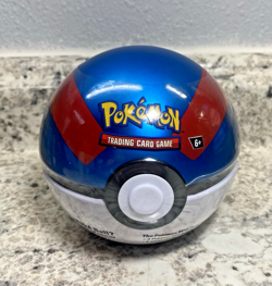 Pokemon TCG: Poke Ball Pokeball Tin - 2024 - 3 Booster Packs Factory Sealed - Image 2