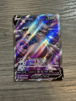 NM-Mint, English - 1 x Pokemon Mewtwo V - SWSH229 - Promo Sword and Shield Promo - Image 1