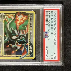 Pokemon Gold Star Charizard Holo EX Dragon Frontiers 100/101 PSA Ultra Rare - Image 4