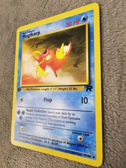 Pokemon Card Team Rocket Magikarp 1st Edition Rare 47/82 NM - Image 3