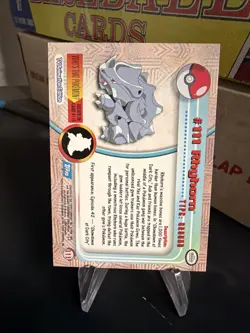 Topps Pokemon Trading Card Game TCG NON Holo WOTC 1st Edition Series 2 Rhyhorn - Image 2