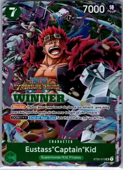Eustass"Captain"Kid (Winner Pack Vol. 5) ST02-013 English - One Piece Card - NM - Image 1
