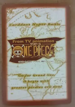 BANDAI One Piece Hyper Battle S110 MONKEY D LUFFY GOLD STAMPED SCARCE EARLY CARD - Image 2