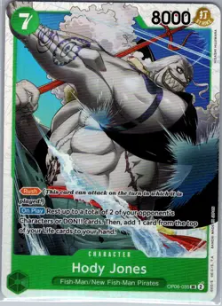 Hody Jones OP06-035 SR English Wings of the Captain - One Piece Card - NM - Image 1