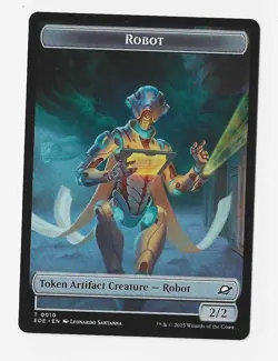 MTG, EOE, Emblem/Token card, Tezzeret, Cruel Captain/ Robot - Image 2
