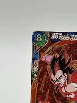SS4 Vegeta Peak of Primitive Power Dragon Ball Super Card Game - BT8-136 SCR - Image 2