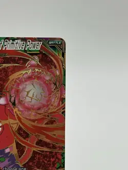 SS4 Vegeta Peak of Primitive Power Dragon Ball Super Card Game - BT8-136 SCR - Image 3
