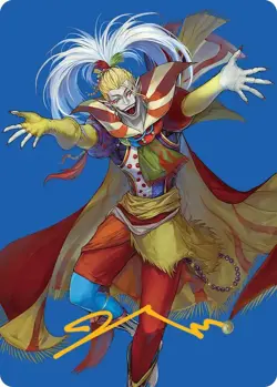 Kefka, Court Mage Art Card (Gold-Stamped Signature) [FINAL FANTASY Art Series] - Image 1