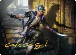 Locke Cole Art Card (Gold-Stamped Signature) [FINAL FANTASY Art Series] - Image 1