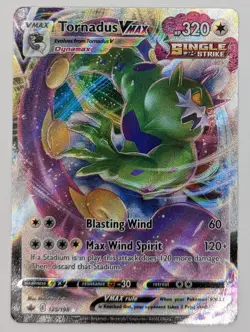 Tornadus VMAX 125/198 Pokemon TCG Sword & Shield Chilling Reign Ultra Rare NM - Image 1