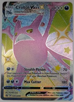 Crobat VMAX SWSH099 Pokemon TCG Sword & Shield Black Star Promo NM - Image 1