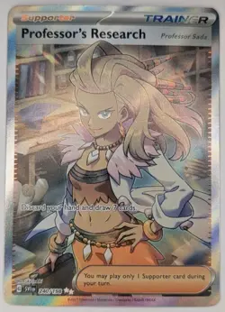 Professor's Research 240/198 Pokemon TCG Scarlet & Violet Base Full Art NM - Image 1
