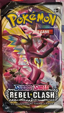 Rebel Clash Booster Pack - 1x NEW English Factory Sealed Pokemon 2020 - Image 2