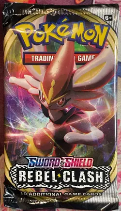 Rebel Clash Booster Pack - 1x NEW English Factory Sealed Pokemon 2020 - Image 4